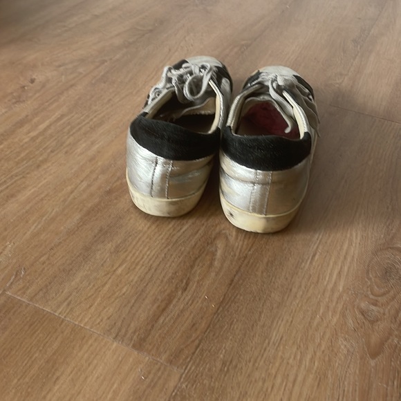 Golden goose all star size 39 silver with black - Picture 3 of 3